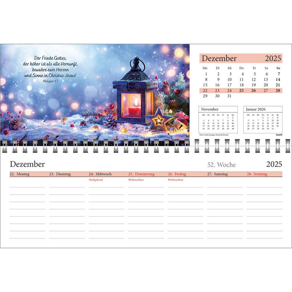 Bild: 9783754825457 | In deine Hand leg ich den Tag 2025 | Wochen-Tischkalender | Kalender