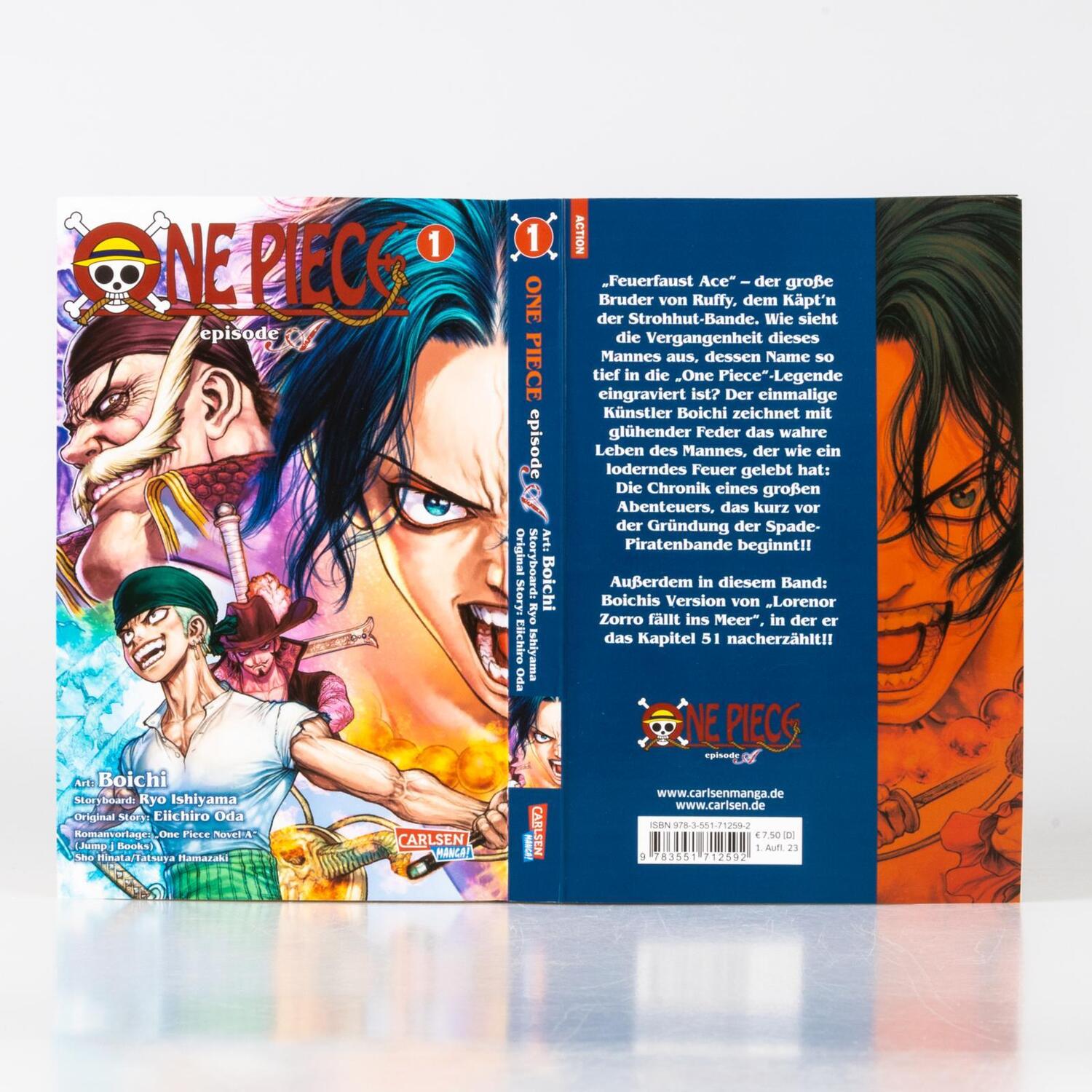 Bild: 9783551712592 | One Piece Episode A 1 | Eiichiro Oda (u. a.) | Taschenbuch | 192 S.