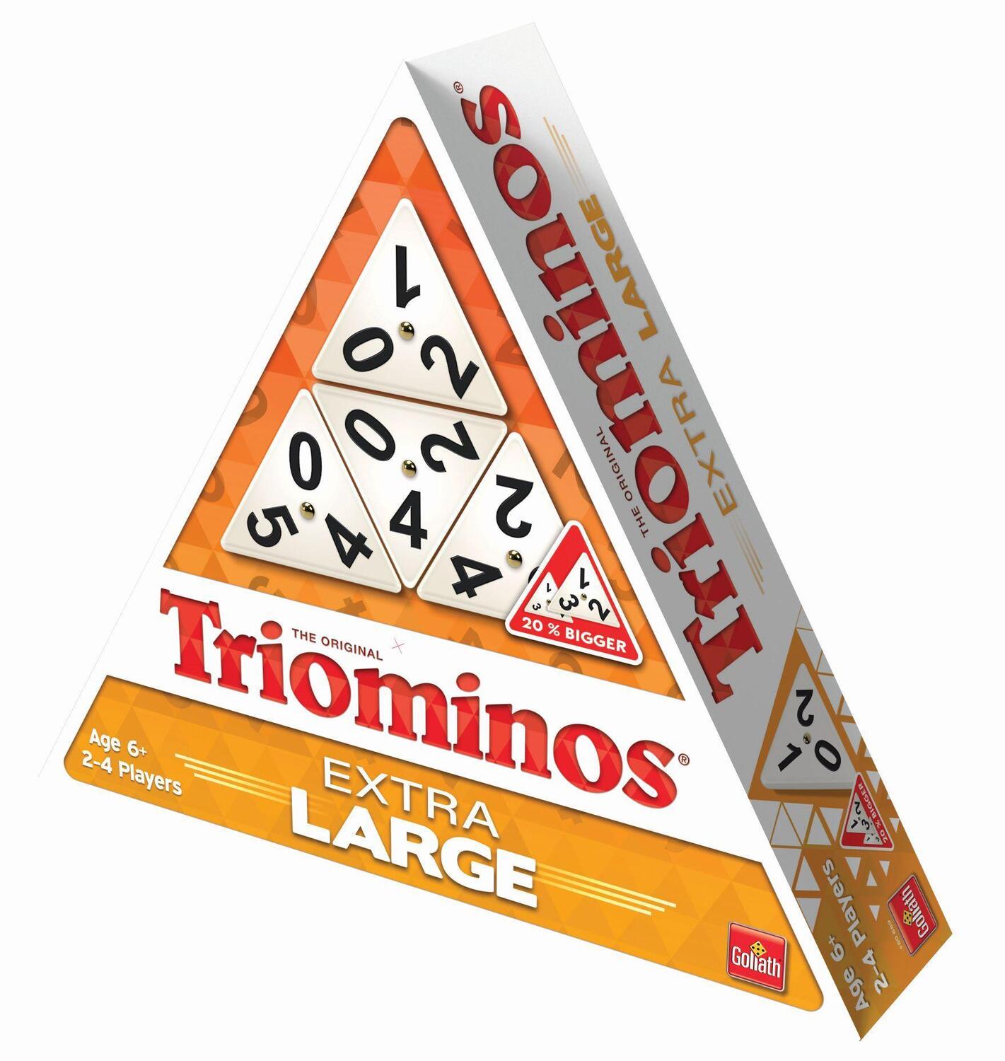 Bild: 8711808606890 | Triominos Extra Large | Spiel | Deutsch | 2020 | Goliath