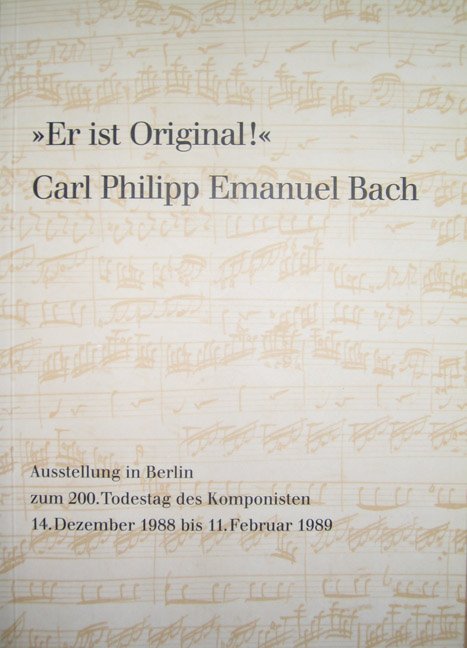 Cover: 9783882264401 | 'Er ist Original!' Carl Philipp Emanuel Bach | Hans G. Klein | Buch