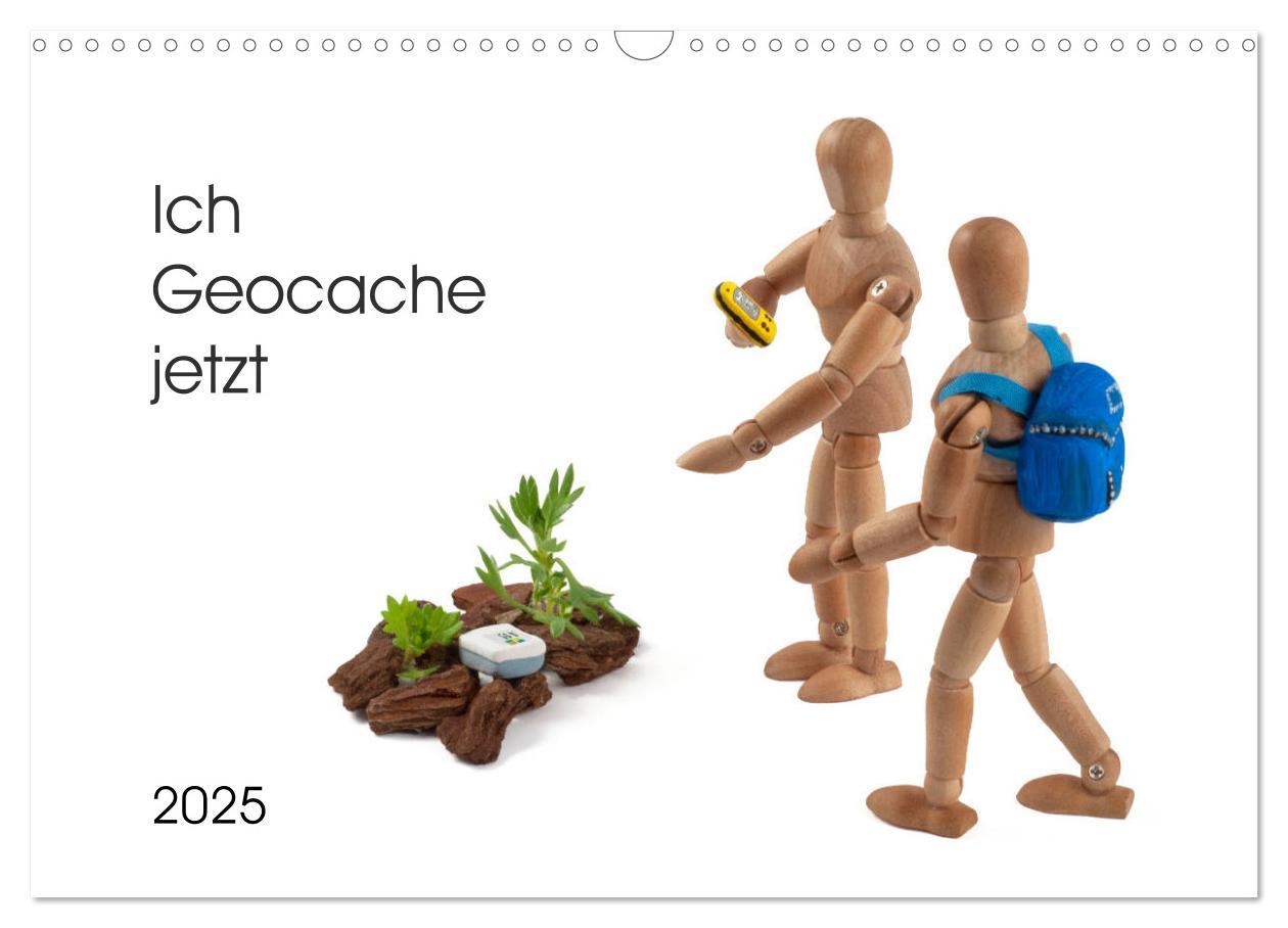 Cover: 9783435137756 | Ich Geocache jetzt (Wandkalender 2025 DIN A3 quer), CALVENDO...