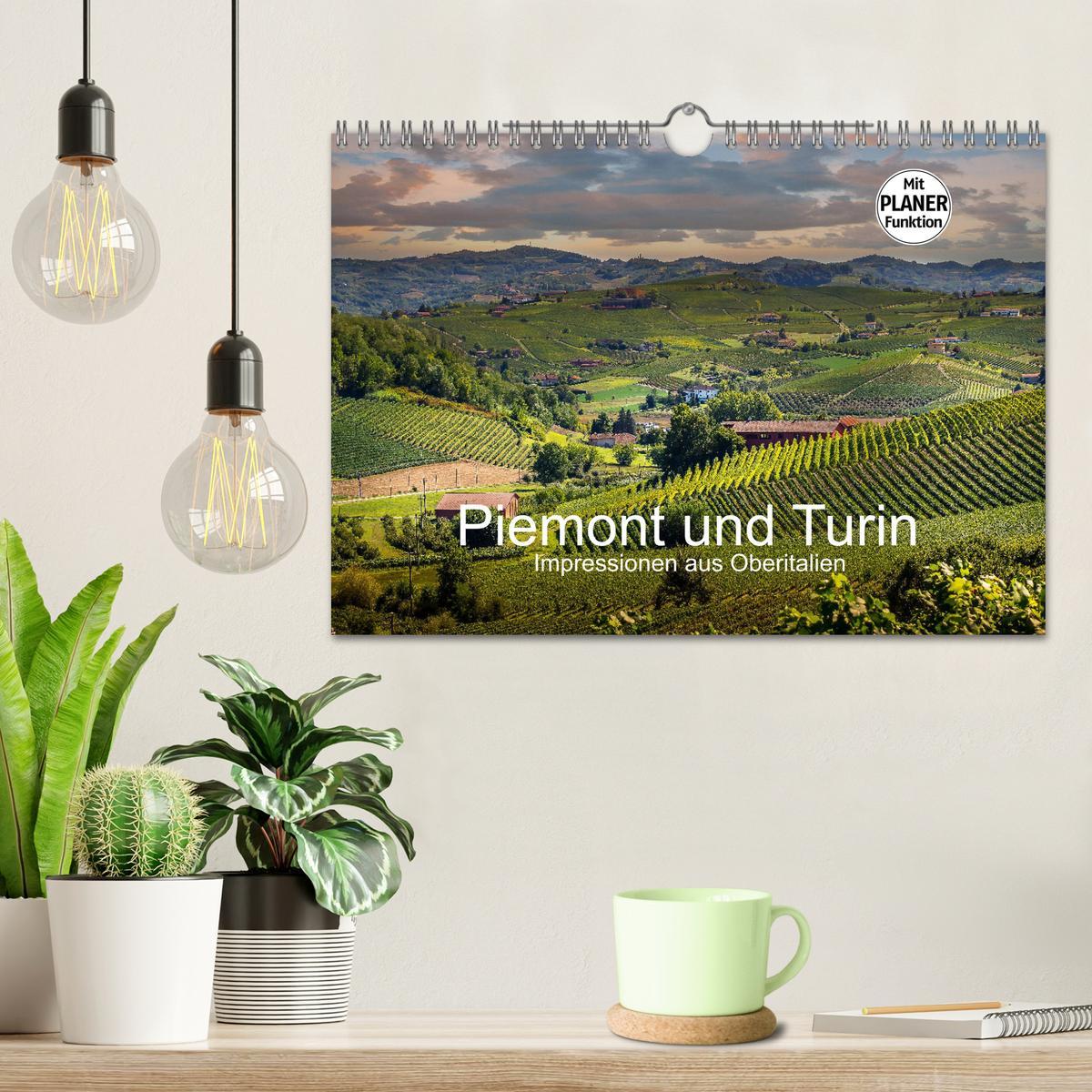 Bild: 9783435344314 | Piemont und Turin (Wandkalender 2025 DIN A4 quer), CALVENDO...