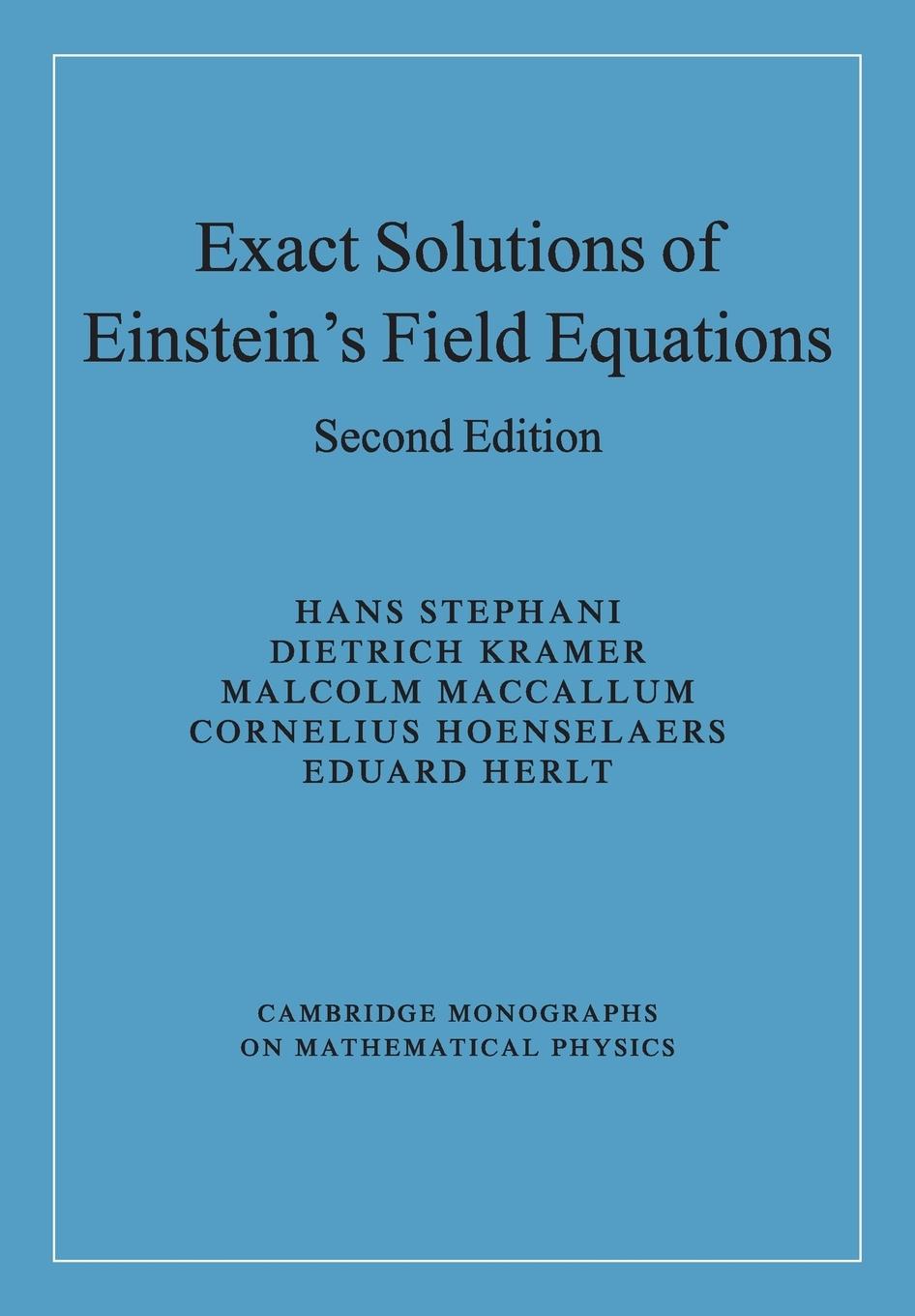 Cover: 9780521467025 | Exact Solutions of Einstein's Field Equations | Hans Stephani (u. a.)