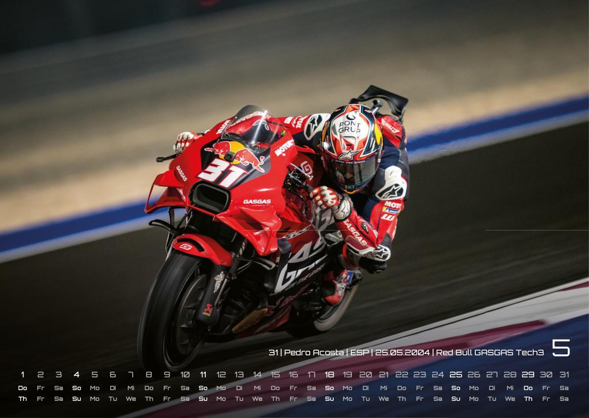 Bild: 9783986734039 | Motorrad Grand Prix 2025 - Kalender MotoGP DIN A3 | GP-Fever.de | 2025