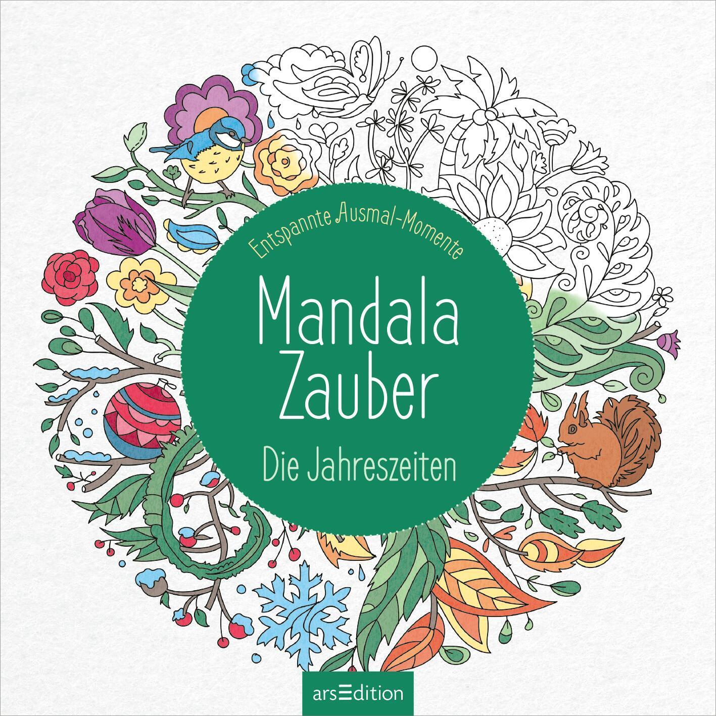 Bild: 4014489130871 | Mandala-Zauber - Die Jahreszeiten | Entspannte Ausmal-Momente | Buch