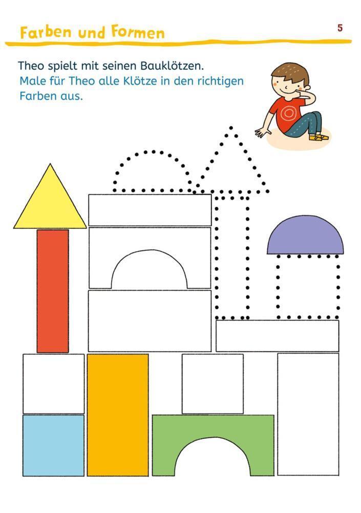 Bild: 9783551189554 | Mein bunter Lern- und Rätselblock: Kindergarten | Laura Leintz | Buch