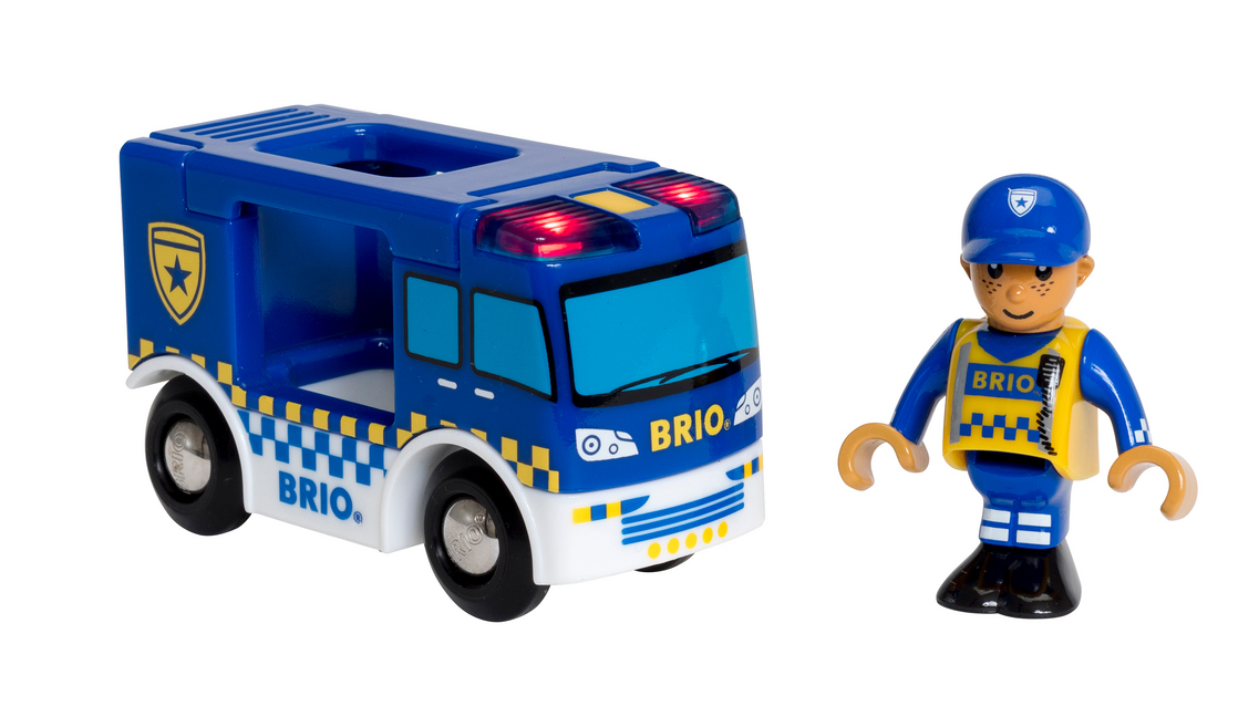 Bild: 7312350338256 | 33825 BRIO Polizeiwagen mit Licht und Sound | BRIO® | Stück | Deutsch