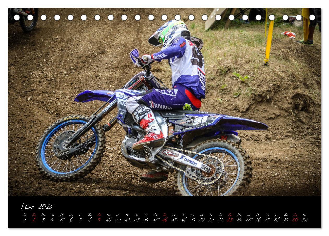 Bild: 9783435294381 | Motocross Racing 2025 (Tischkalender 2025 DIN A5 quer), CALVENDO...