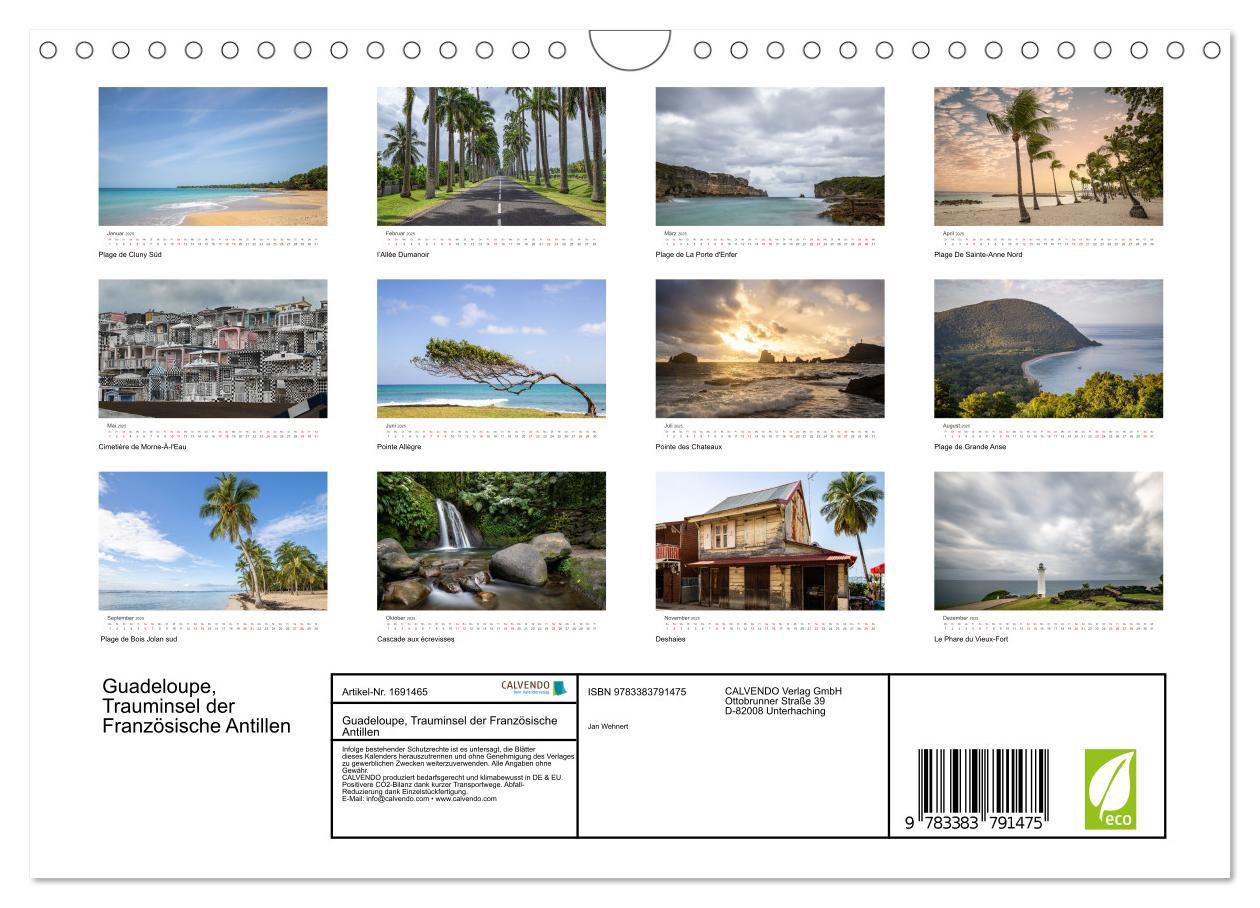 Bild: 9783383791475 | Guadeloupe, Trauminsel der Französische Antillen (Wandkalender 2025...