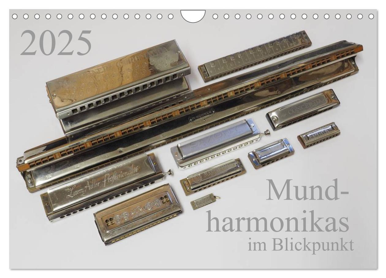 Cover: 9783435491490 | Mundharmonikas im Blickpunkt (Wandkalender 2025 DIN A4 quer),...