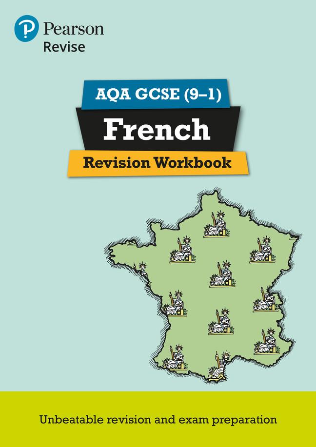 Cover: 9781292131351 | Pearson REVISE AQA GCSE French Revision Workbook: For 2025 exams