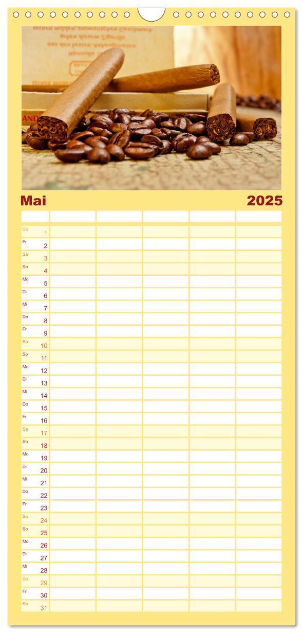 Bild: 9783457126325 | Familienplaner 2025 - KAFFEE 2025 mit 5 Spalten (Wandkalender, 21 x...