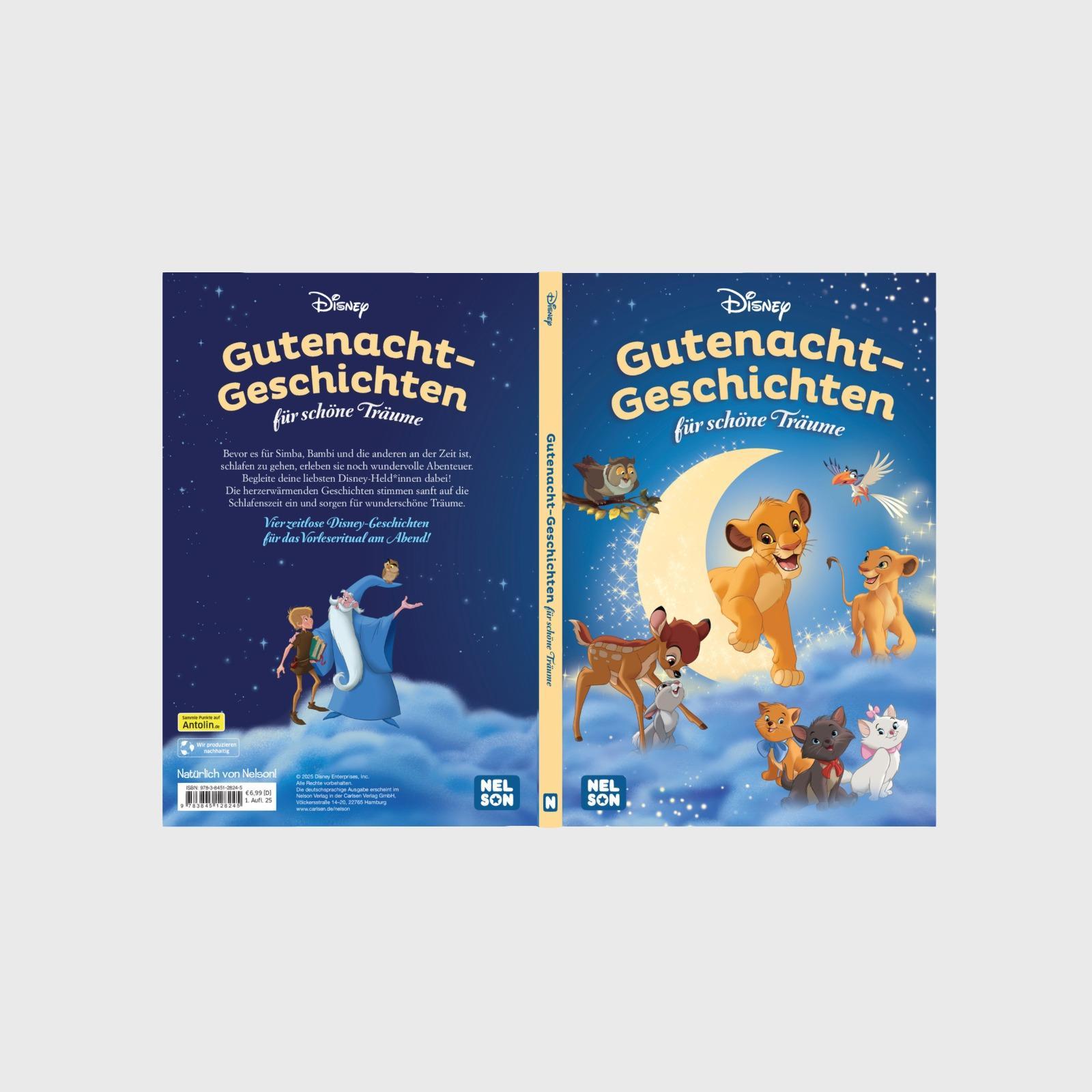 Bild: 9783845128245 | Disney Vorlesebuch: Gutenacht-Geschichten für schöne Träume | Buch