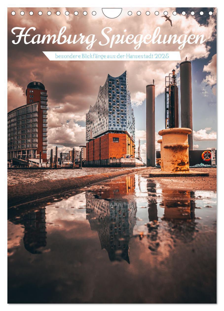 Cover: 9783435894062 | Hamburg Spiegelungen 2025 (Wandkalender 2025 DIN A4 hoch), CALVENDO...