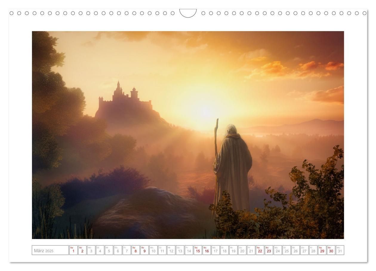 Bild: 9783383826160 | Die Reise des Magiers (Wandkalender 2025 DIN A3 quer), CALVENDO...