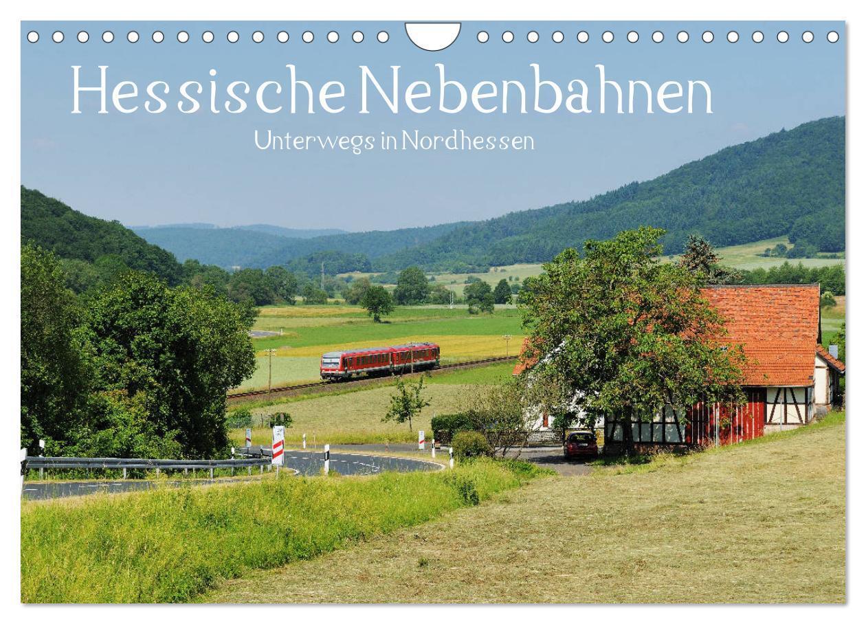 Cover: 9783435196395 | Hessische Nebenbahnen - Unterwegs in Nordhessen (Wandkalender 2025...