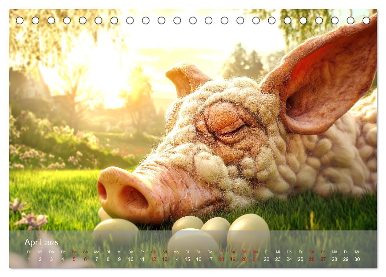 Bild: 9783457208137 | Eierlegende Wollmilchsau ¿ der lustige Kalender mit Fabelwesen...