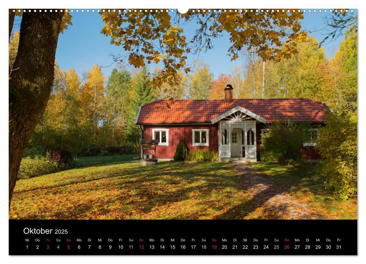 Bild: 9783435535019 | Schweden im Wechsel der Jahreszeiten (Wandkalender 2025 DIN A2...