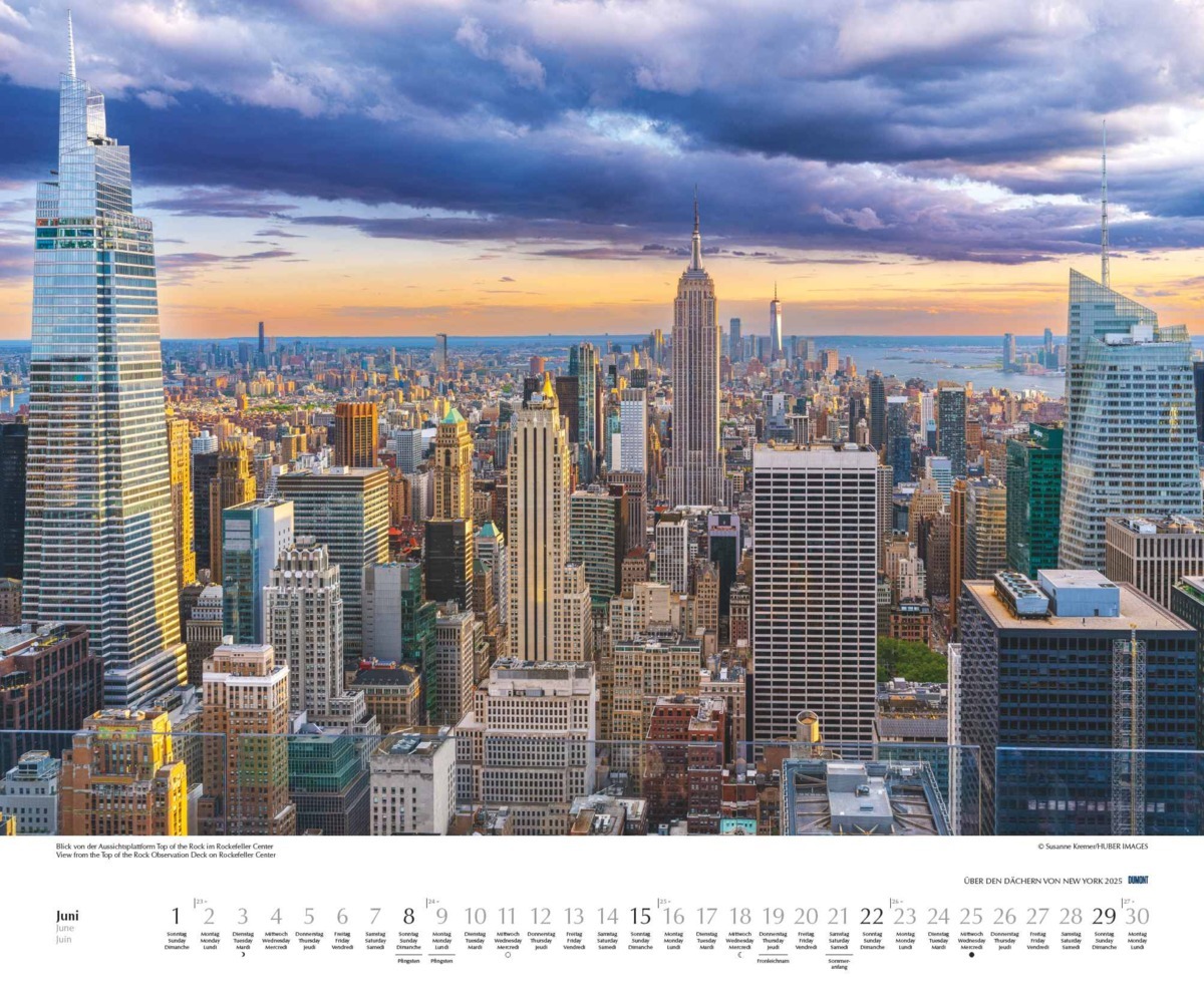 Bild: 4250809653754 | DUMONT - Über den Dächern von New York 2025 Wandkalender, 60x50cm,...