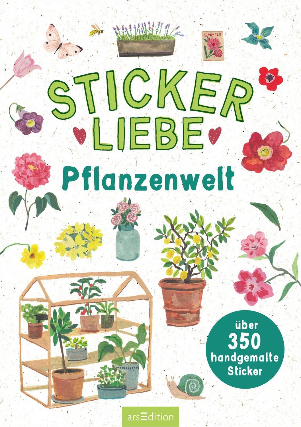 Bild: 4014489133759 | Stickerliebe - Pflanzenwelt | Über 350 handgemalte Sticker | Sofroniou