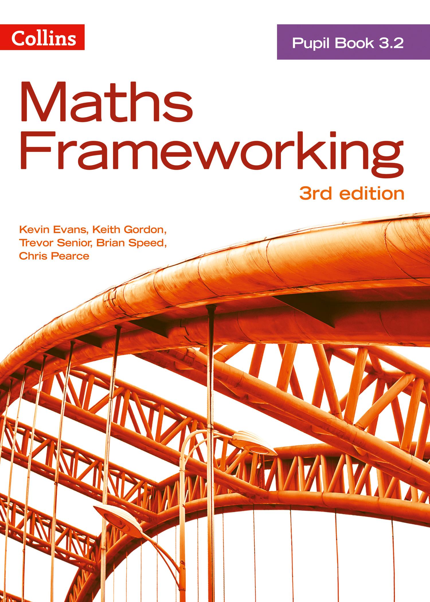 Cover: 9780007537785 | Maths Frameworking -- Pupil Book 3.2 [Third Edition] | Kevin Evans