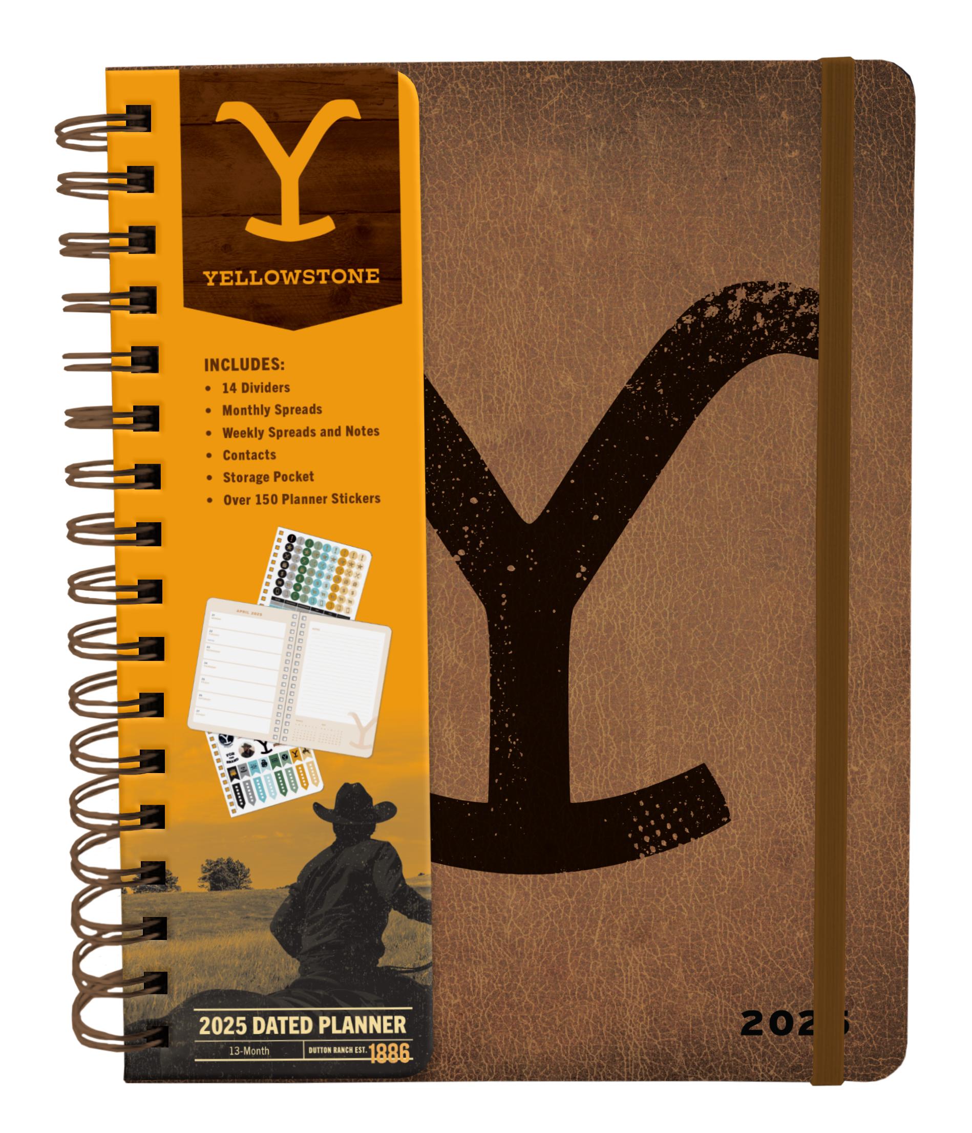 Cover: 9798886636857 | 2025 Yellowstone: The Dutton Ranch 13-Month Weekly Planner | Insights