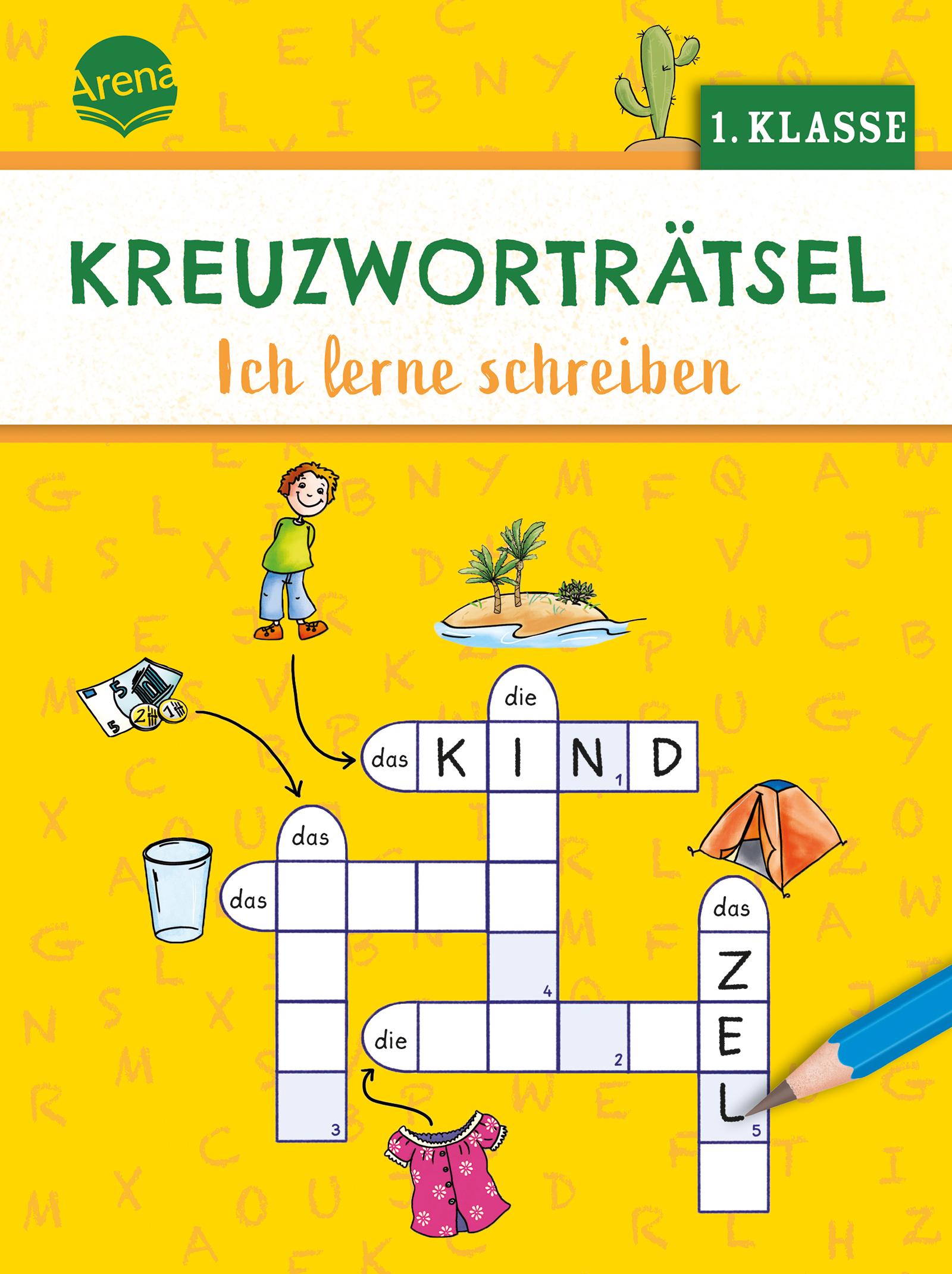 Cover: 9783401720593 | Kreuzworträtsel. Ich lerne schreiben (1. Klasse) | Helen Seeberg