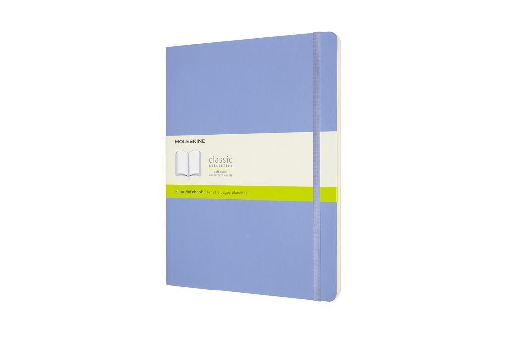 Cover: 8056420850963 | Moleskine Notizbuch XL, Blanko, Weicher Einband, Hortensien Blau