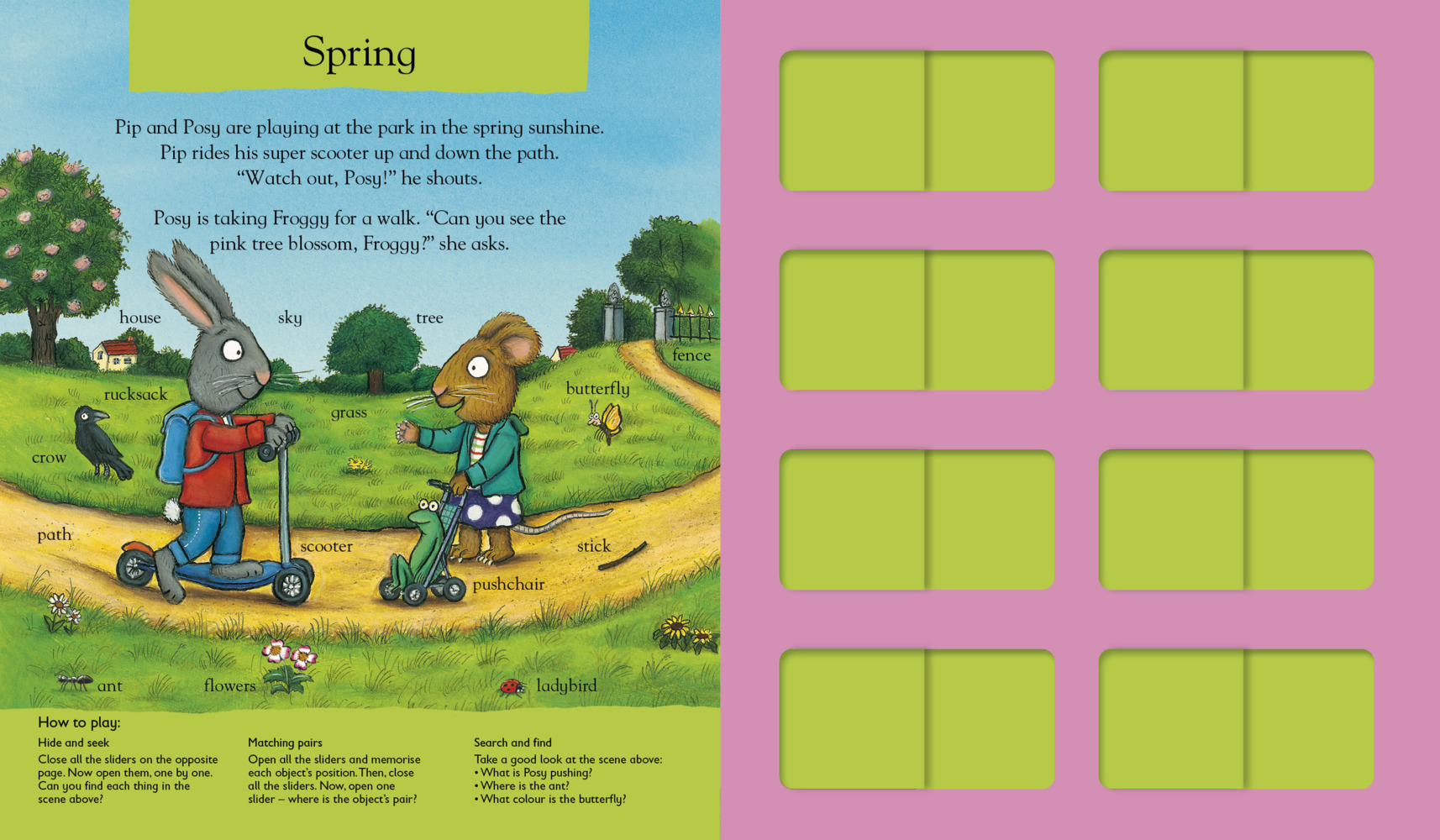 Bild: 9781805134053 | Pip and Posy: The Super Seasons (Memory Game Book) | Axel Scheffler