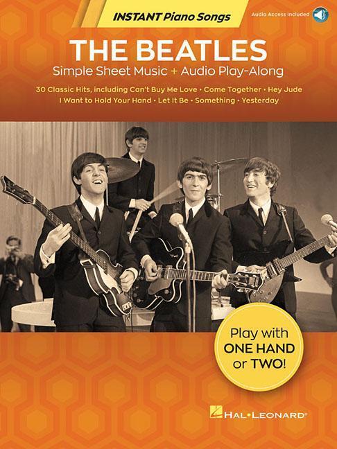 Cover: 888680950323 | The Beatles - Instant Piano Songs Simple Sheet Music + Audio...