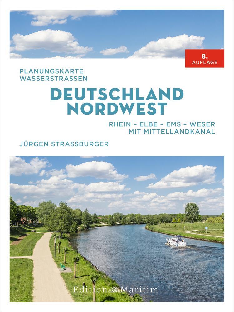 Cover: 9783667122735 | Planungskarte Wasserstraßen Deutschland Nordwest | Jürgen Straßburger