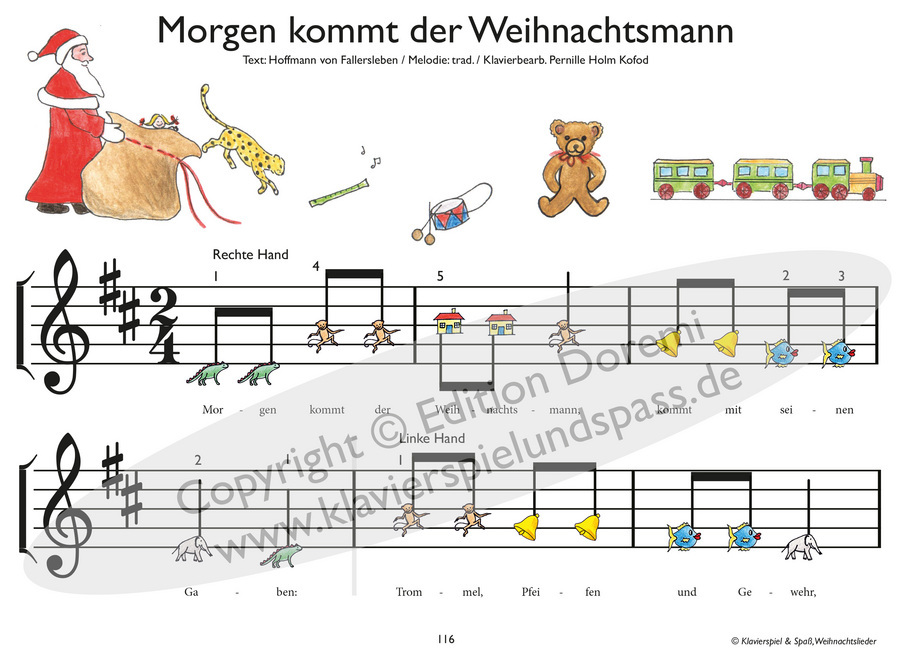 Bild: 9788799566785 | Klavierspiel &amp; Spaß - Weihnachtslieder zum Klavierspielen lernen