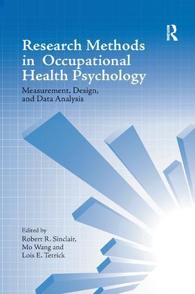 Cover: 9781138115743 | Research Methods in Occupational Health Psychology | Sinclair (u. a.)