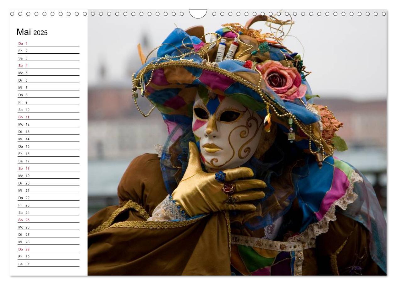 Bild: 9783435552962 | Carnevale di Venezia 2025 (Wandkalender 2025 DIN A3 quer), CALVENDO...