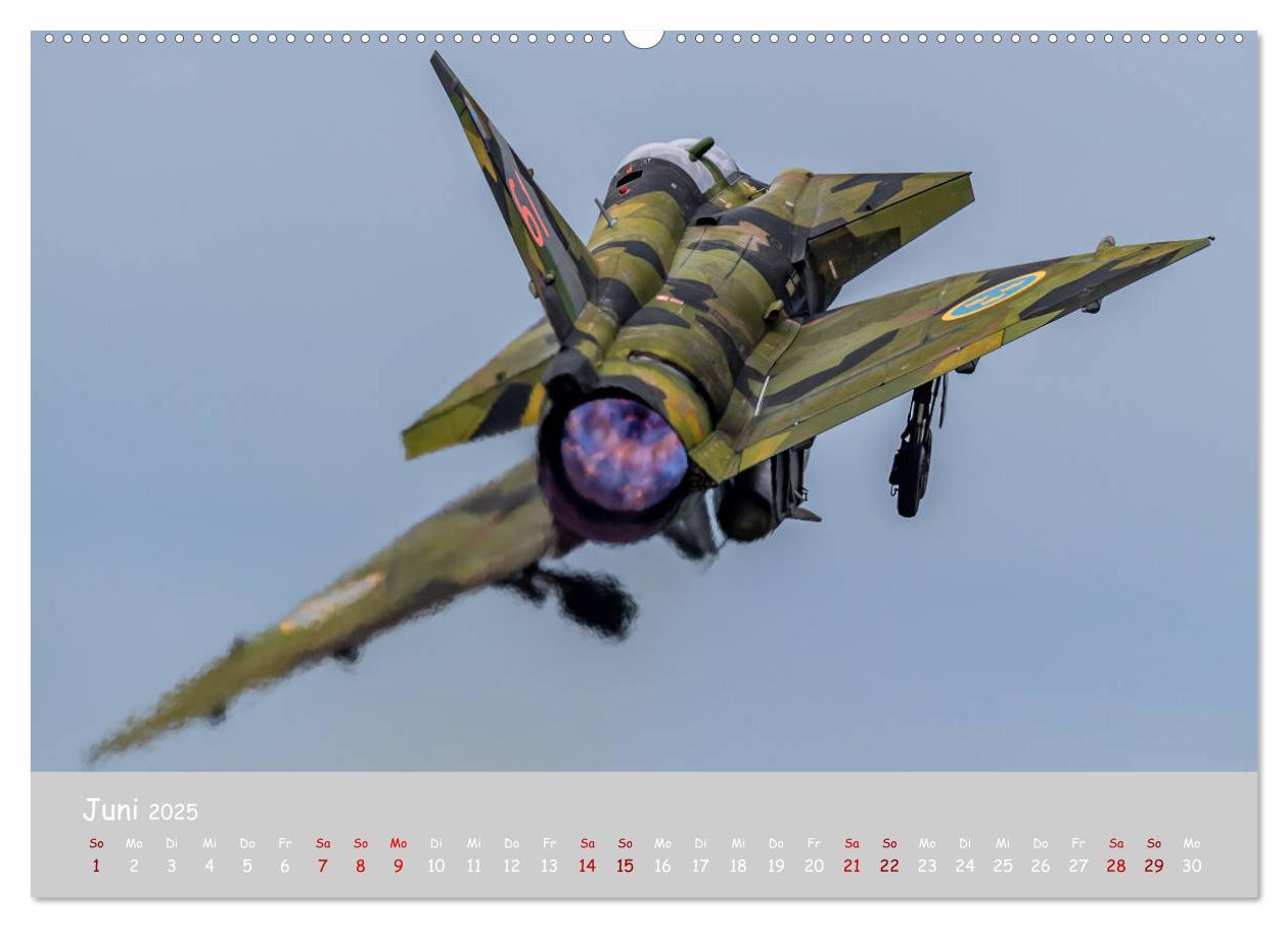 Bild: 9783435159086 | Saab Airpower (Wandkalender 2025 DIN A2 quer), CALVENDO Monatskalender