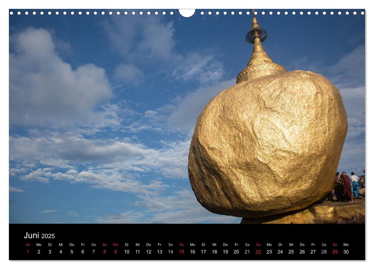 Bild: 9783435746927 | Myanmar 2025 (Wandkalender 2025 DIN A3 quer), CALVENDO Monatskalender