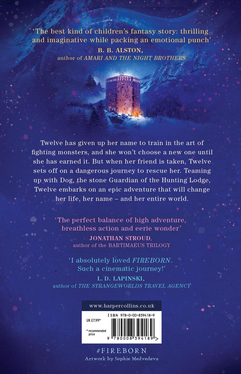 Rückseite: 9780008394189 | Fireborn 1: Twelve and the Frozen Forest | Aisling Fowler | Buch