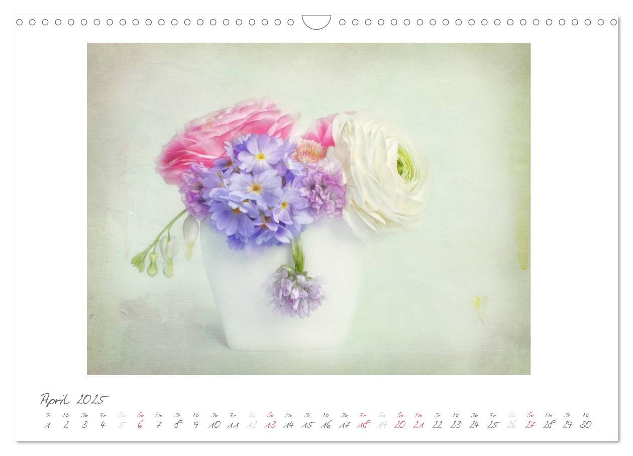 Bild: 9783435787807 | Vintage Flowers (Wandkalender 2025 DIN A3 quer), CALVENDO...