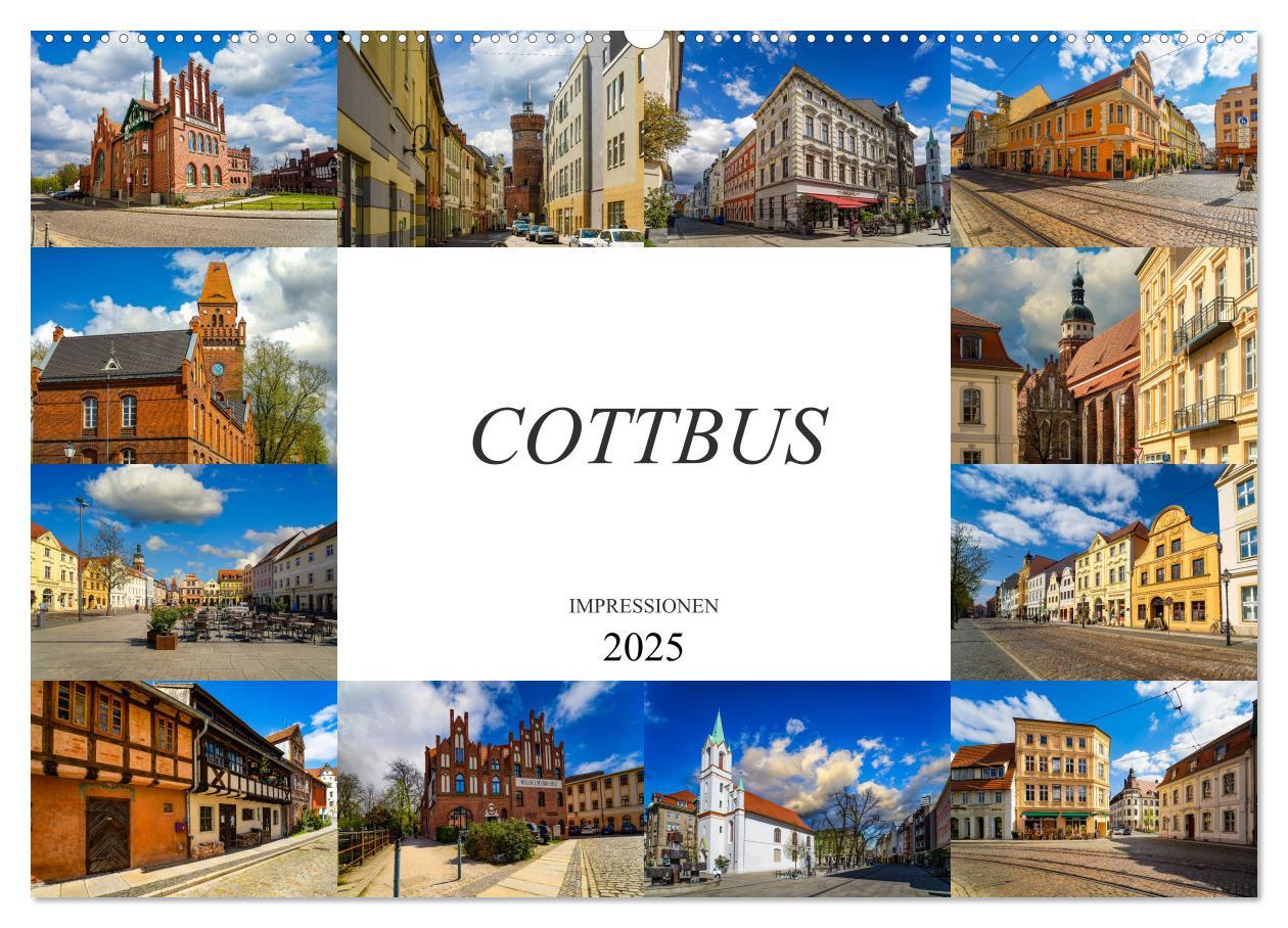 Cover: 9783435242740 | Cottbus Impressionen (Wandkalender 2025 DIN A2 quer), CALVENDO...