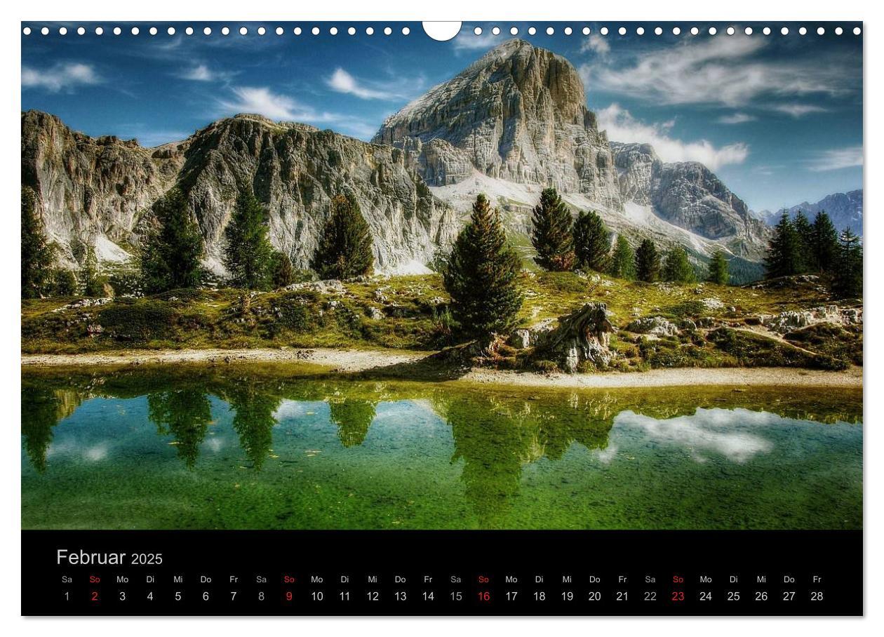 Bild: 9783435808410 | Mystische Dolomiten (Wandkalender 2025 DIN A3 quer), CALVENDO...