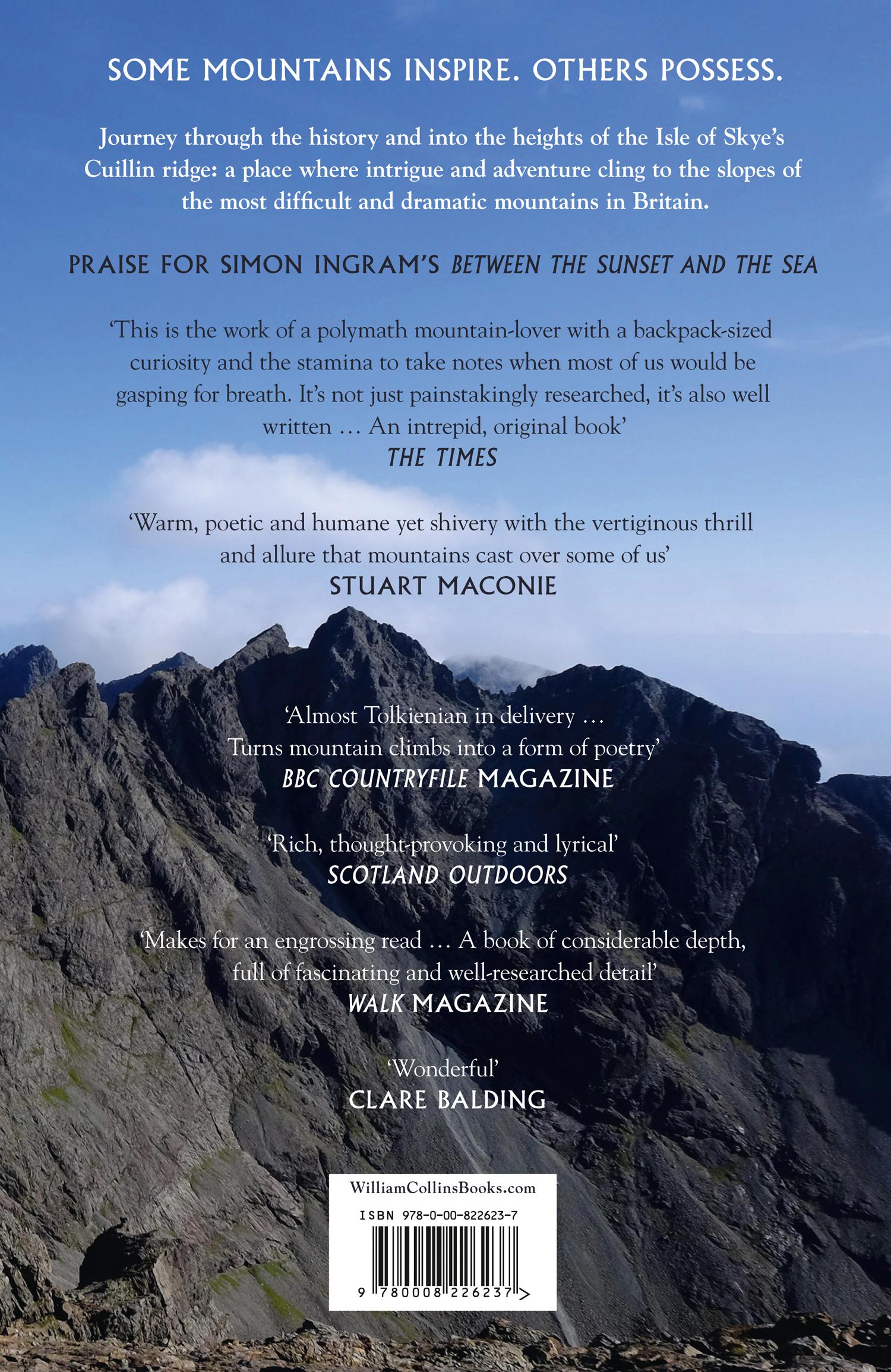 Rückseite: 9780008226237 | The Black Ridge | Amongst the Cuillin of Skye | Simon Ingram | Buch