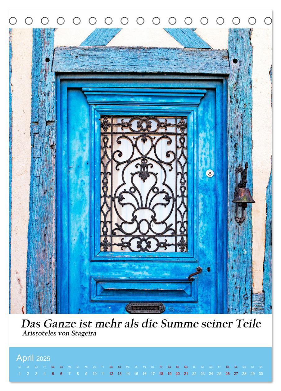 Bild: 9783435688692 | Die Farben blau (Tischkalender 2025 DIN A5 hoch), CALVENDO...