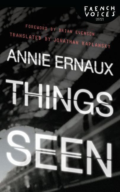 Cover: 9780803228153 | Things Seen | Annie Ernaux | Taschenbuch | Kartoniert / Broschiert