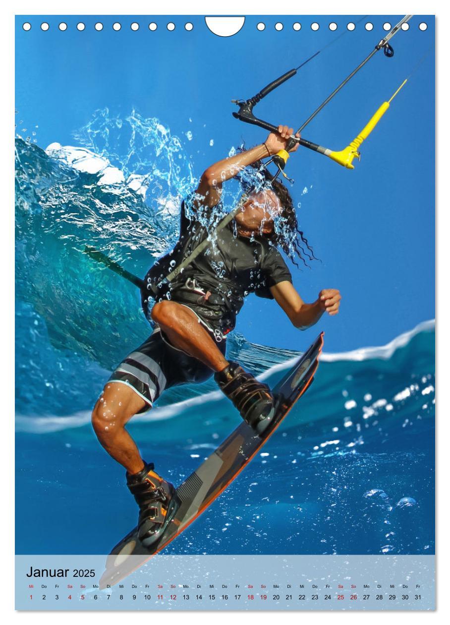 Bild: 9783435887699 | Kitesurfen - Fun pur (Wandkalender 2025 DIN A4 hoch), CALVENDO...