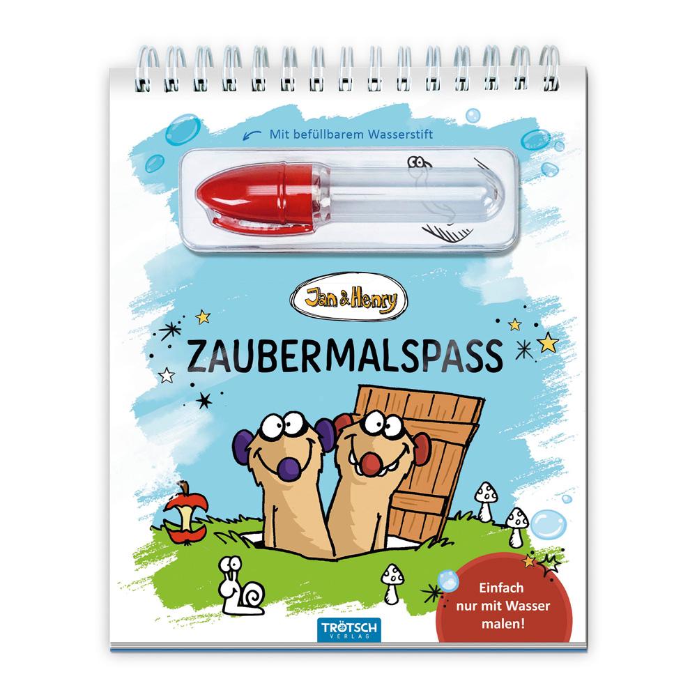 Cover: 9783988022813 | Trötsch Jan &amp; Henry Zaubermalspaß mit Wasserstift | KG | Taschenbuch