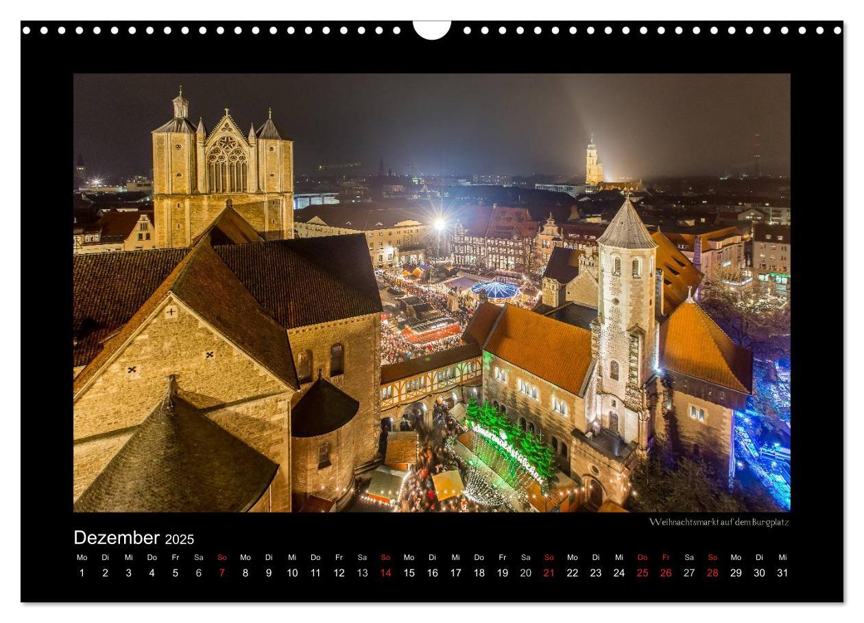 Bild: 9783435681471 | BRAUNSCHWEIG - Abendliche Impressionen (Wandkalender 2025 DIN A3...