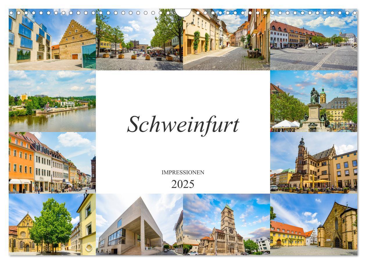 Cover: 9783435229413 | Schweinfurt Impressionen (Wandkalender 2025 DIN A3 quer), CALVENDO...