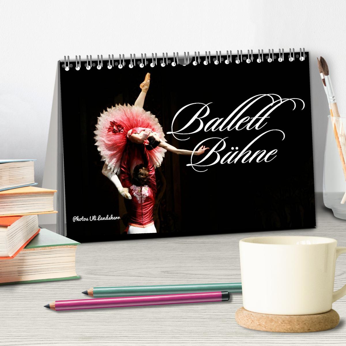 Bild: 9783435100774 | Ballett Bühne (Tischkalender 2025 DIN A5 quer), CALVENDO...