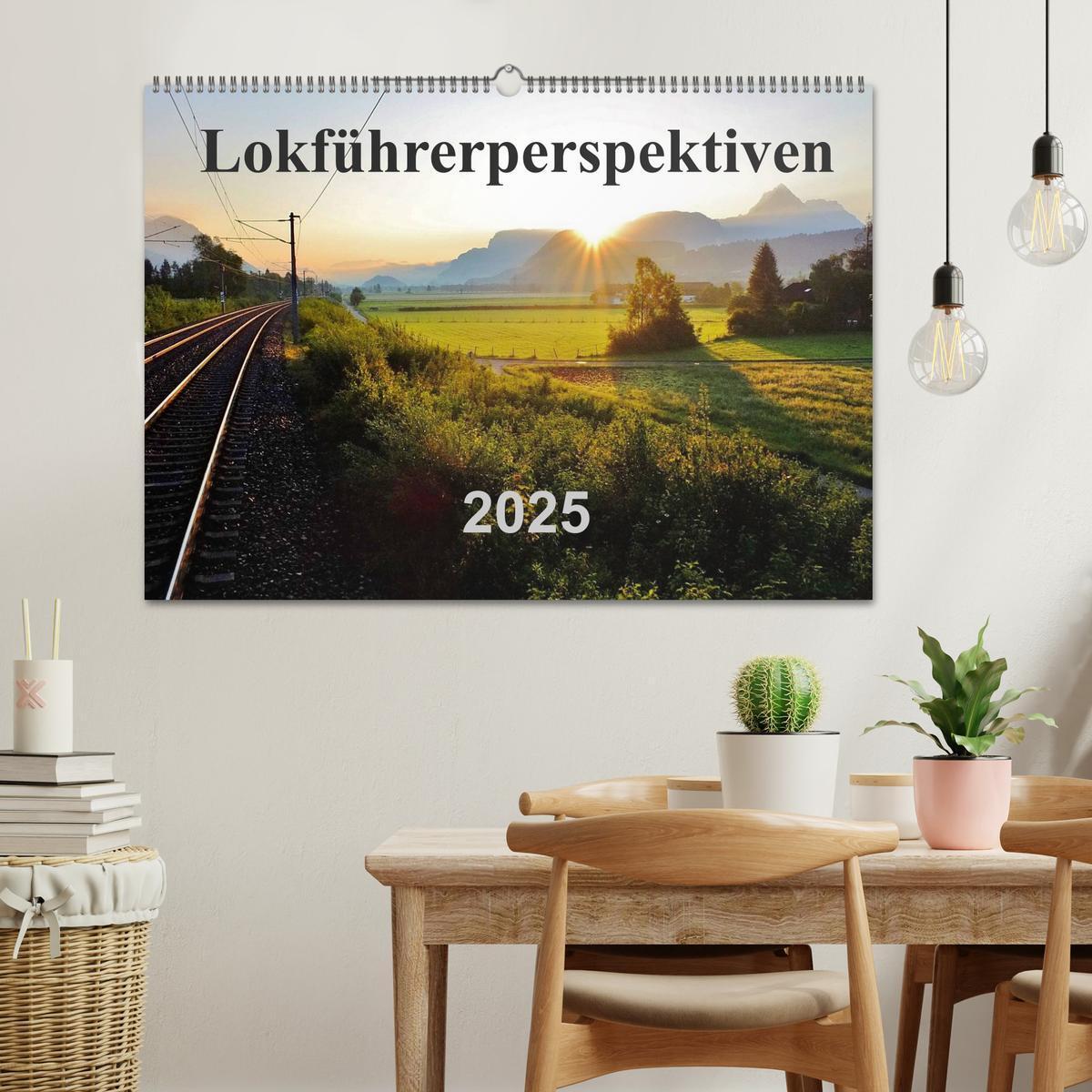 Bild: 9783435579600 | Lokführerperspektiven (Wandkalender 2025 DIN A2 quer), CALVENDO...