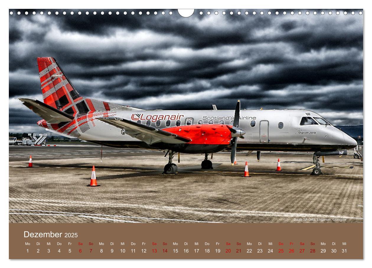 Bild: 9783435083985 | Art of Aviation - Kunstvolle Flugzeuge (Wandkalender 2025 DIN A3...